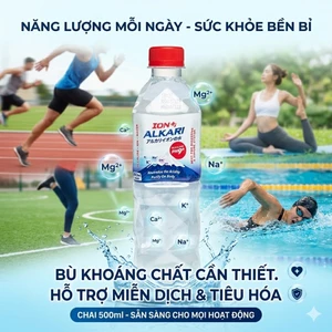Nước Ion Kiềm Nước Khoáng Kiềm Cao Cấp ALKARI - Dung tích 500ml