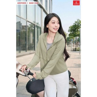 (Có sẵn)4NHF05 Áo chống nắng Nữ Cardina Trendy 2 tầng thân Chất Liệu Thun Lạnh Cao Cấp 4NHF05