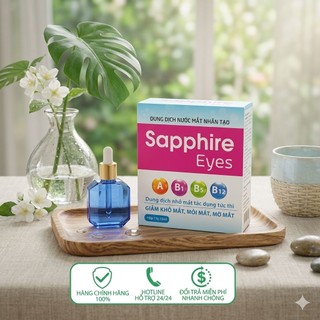 ✅ [Chính Hãng] Dung dịch nước mắt nhân tạo Sapphire tác dụng tức thì | 15ml