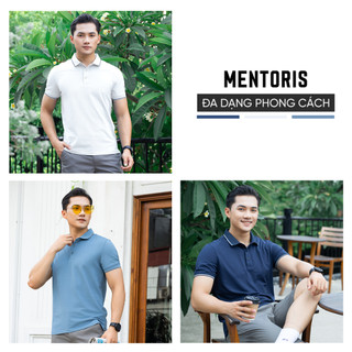 Áo Polo Nam MENTORIS, Polo Nam Cao Cấp, Form Regular Fit, Vải Cotton Poly Co Giãn Thoáng Mát MPS208R
