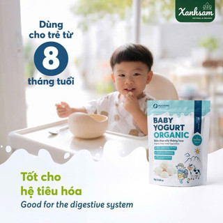Sữa Chua Sấy Thăng Hoa Hữu Cơ Cho Bé 8M+ Mục Đồng 16g – Xanhsam Natural & Organics