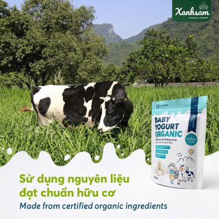 Sữa Chua Sấy Thăng Hoa Hữu Cơ Cho Bé 8M+ Mục Đồng 16g – Xanhsam Natural & Organics