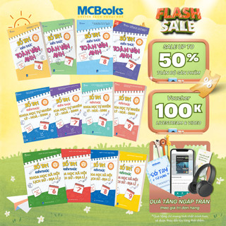Sách - Sổ tay kiến thức Toán Văn Anh, Lý Hóa Sinh, Lịch sử - Địa Lý Lớp 6,7,8,9 - MCBooks Chính Hãng