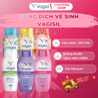 (Hỏa tốc) Dung Dịch Vệ Sinh VAGISIL Hương Nước Hoa, Cân Bằng pH, Kiểm Soát Mùi, Da Nhạy Cảm