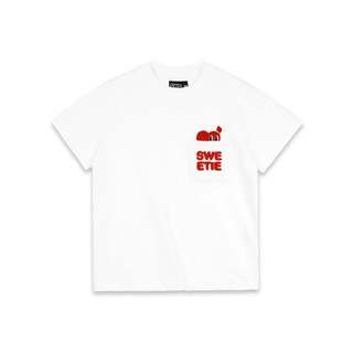 ÁO  SWE PEEKING POCKET BABY TEE - WHITE
