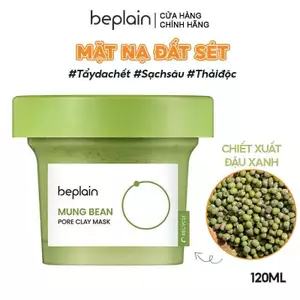 Mặt nạ đất sét BEPLAIN X LeoJ 120ml từ đậu xanh se khít lỗ chân lông giảm mụn đầu đen (today)