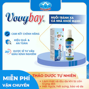 Chai Xịt Vovybay Spray - Xua Đuổi Muỗi Và Côn Trùng Cho Bé Chai 100ml