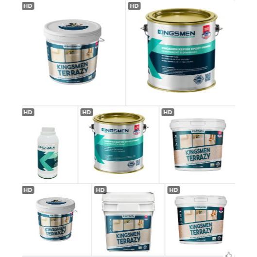 (1Kg) - Sơn Sàn Epoxy Tự Phẳng Terrazy, Cải Tạo Sàn Không Đục Phá, Chống Thấm Chống Nấm Mốc