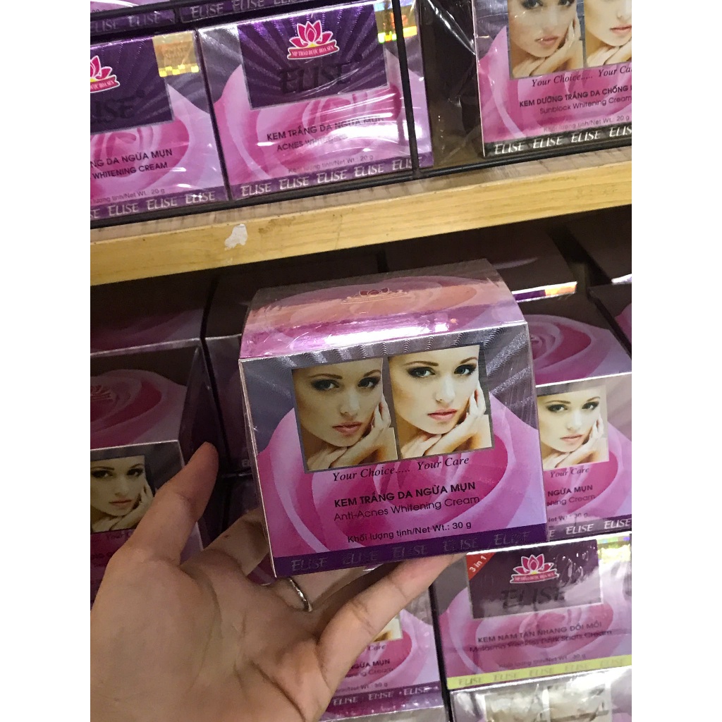ELISE - KEM TRẮNG DA NGỪA MỤN - 30G