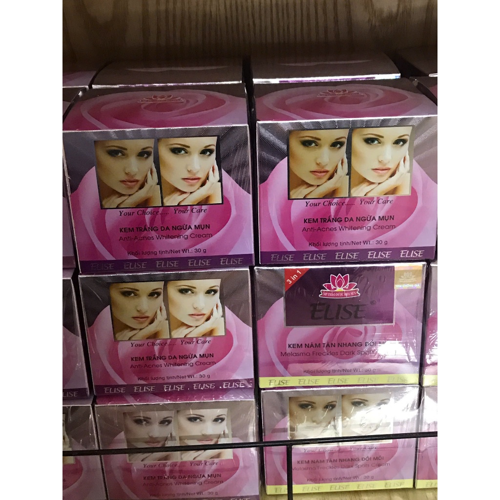 ELISE - KEM TRẮNG DA NGỪA MỤN - 30G