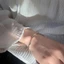 HOLIE Vòng Tay Dạng Hở Họa Tiết Lượn Sóng Đơn Giản Thời Trang Unisex