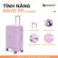 Vali Du Lịch Bamozo Ravo Size 20/24/28 Nhựa PP Cao Cấp, Khoá Kéo Chống Rạch_Ravo
