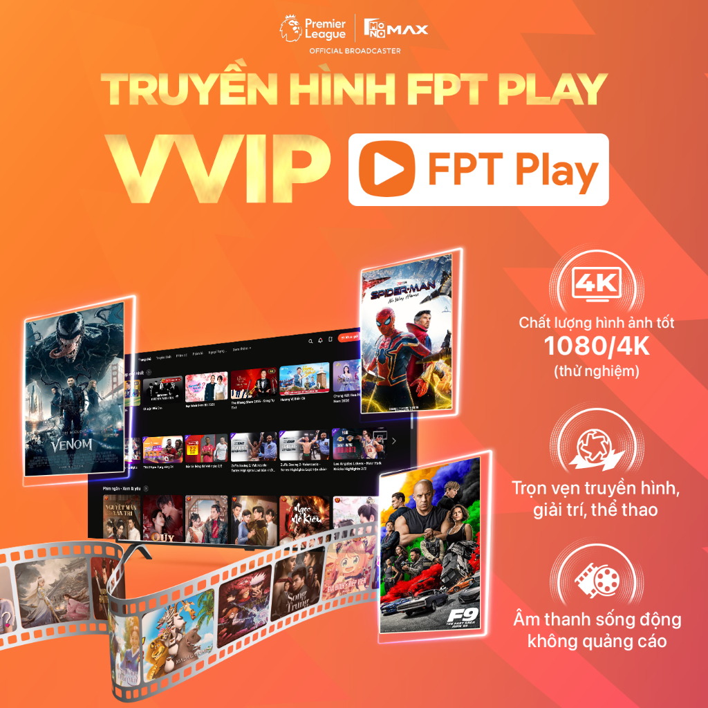 Truyền hình FPT Play VVIP - Xem trọn Ngoại Hạng Anh, Truyền Hình, Giải Trí không giới hạn - CODE ĐĂNG KÝ | GIA HẠN