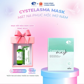 Combo 15 Miếng Mặt Nạ Giấy Cystelasma Dr Cosmess, Cấp Ẩm, Phục Hồi  Dưỡng Trắng Da, Mờ Nám Hiệu Quả