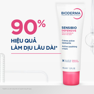Kem dưỡng ẩm và làm dịu da, dành cho da nhạy cảm Bioderma Sensibio Defensive 40ml