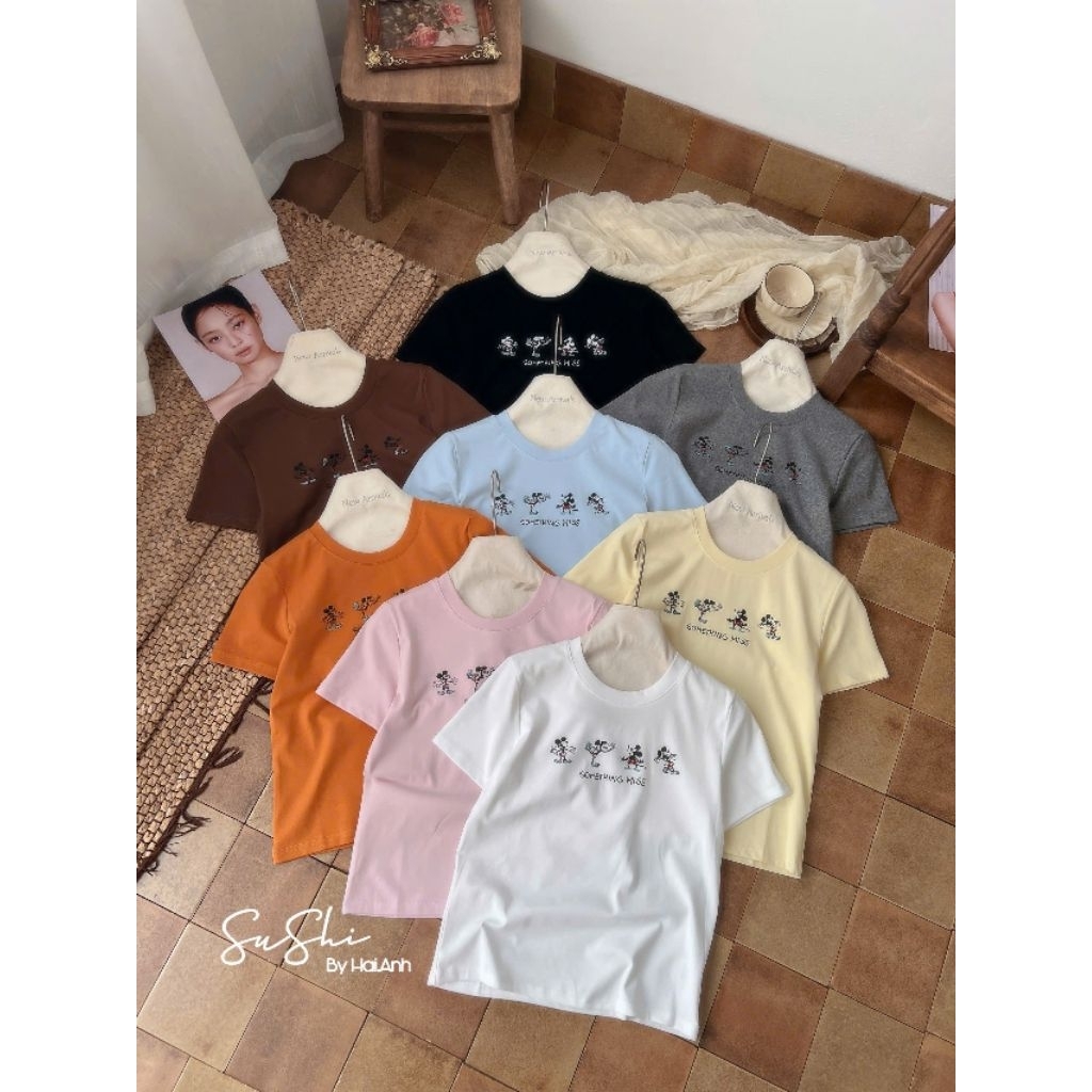 [𝑯𝒂 𝑨𝒏𝒉] Áo Cộc Phông Nhiều Mickey QCL1