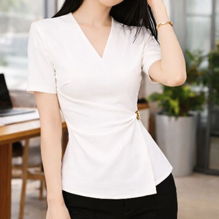 áo kiểu nữ,áo sơ mi,-dáng peplum nhẹ thanh lịch,hiện đại,công sở cao cấp,Doanh nhân trẻ,Phụ nữ trưởng thành
