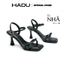 Giày Cao Gót 7P Quai Xoắn CANDICE HADU MM7158 Dây Bọc Mút Êm Ái Da PU Cao Cấp BH 12T