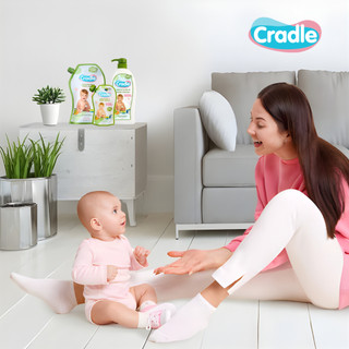 [Gift] Túi Nước Rửa Bình Sữa & Núm Ti Cradle Natural 40ml – 100% Thành Phần Tự Nhiên, An Toàn Cho Da Nhạy Cảm
