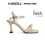 Giày Sandal Cao Gót 7P Quai Xoắn CANDICE HADU M7158 Quai Tròn Êm Ái Da PU Cao Cấp BH 12T