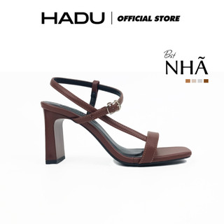 [BST NHÃ] Giày Cao Gót 9P Quai Ngang Sandal Đế Vuông KATLYN HADU M985 Da PU Cao Cấp BH 12T