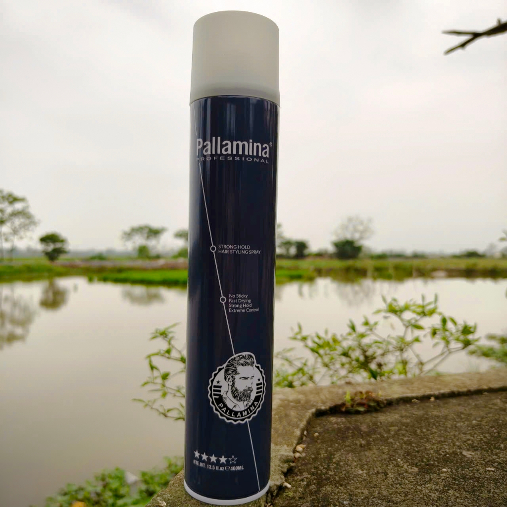 Gôm Xịt Tóc Pallamina Professional 400ml - Keo Vuốt Tóc Giữ Nếp Không Bết Dính (Tổng Kho Giá Sỉ)
