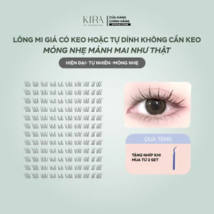 Lông Mi Giả Tự Dính / Có Keo Sẵn Siêu Mỏng Nhẹ Tự Nhiên – Mi Giả Như Thật, Tặng Nhíp Khi Mua Từ 2 Set