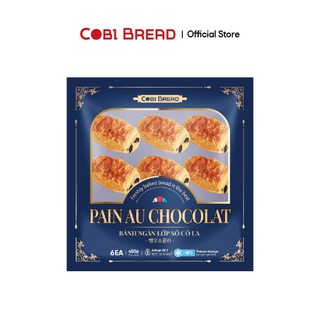 [Hỏa tốc HCM] Bánh Đông Lạnh Ngàn Lớp Nhân Socola 75gr - Túi 6 bánh/ 20 bánh Cobi Bread HSD 12 Tháng