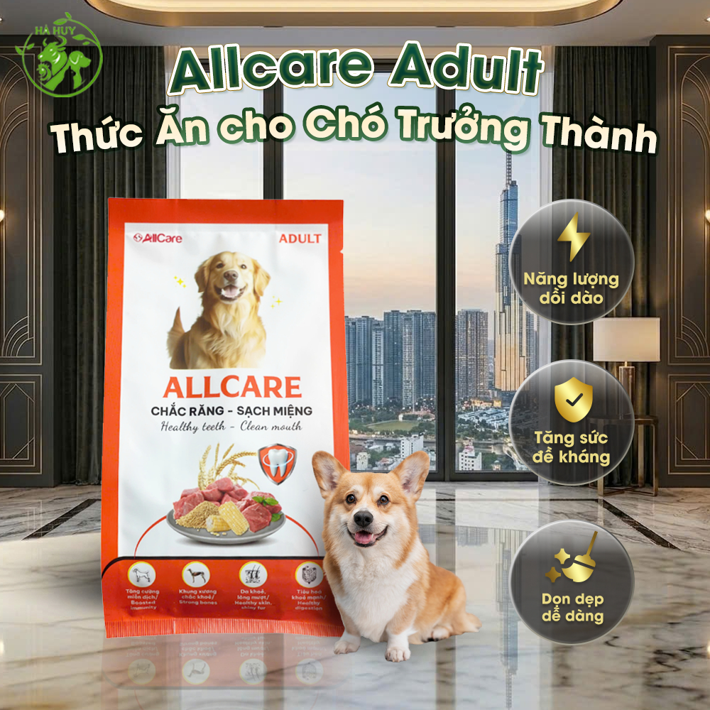 Thức Ăn Hạt Cho Chó Trưởng Thành Allcare Adult - Dinh Dưỡng Cao, Giàu Protein, Hỗ Trợ Tiêu Hóa