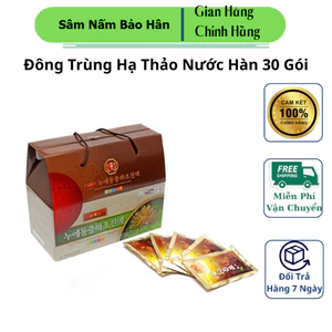 Đông Trùng Hạ Thảo Nước Hàn 30 Gói Tốt cho Sức Khỏe ( hàng mới về )