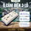 Ổ Cắm Điện 3 Lỗ Không Dây Đặng Nguyễn - Đế Đen chịu tải 16A 2500W, Tiếp Điểm Lò Xo Chống Dạt.