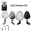 Kiếng chiếu hậu H2C Hview V2 V5 cao cấp | Gương CNC xe máy kiểu dáng thể thao