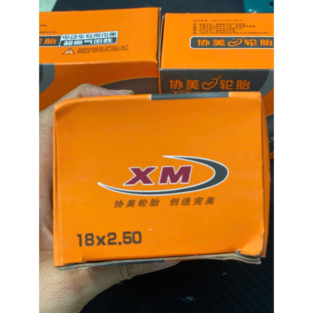 Ruột xe đạp điện 18x2.50 Xiemai Tire | Ruột xe điện 18 inch dày bền chống xì