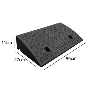 Bục đen cao 11cm,Dốc bục lên xuống, cầu dắt ô tô, xe máy , bục dắt xe dễ dang tiện lợi, có vít cố định, KT 50x27x11cm