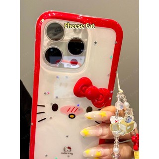 Hoạt Hình Mèo Nhút Nhát Nơ 3D Ốp Lưng iPhone 13 14 15 16 17 11 12 13 Pro Max Xs Max XR 7 8 6 Plus 16E 17 Air