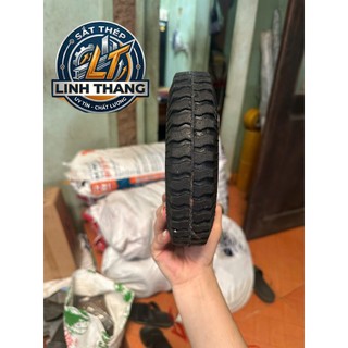 Bánh xe đẩy ASIA cao su đặc mâm đỏ đường kính 20cm