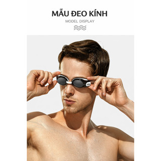 Kính bơi cận LI-NING silicone mềm chống mờ ôm mắt không đau phù hợp tập luyện thi đấu