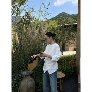 𝗚𝗨 𝗟𝗶𝗻𝗲𝗻 - |LY LINEN| - Áo Linen cổ tròn