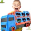 Ô Tô Đường Đua Dài 1m65 2 Tầng Kèm 6 Xe Sắt Xe Hot Wheels Đường Đua Xe Container Đồ Chơi Cho Bé Trai BỐ KHỦNG LONG