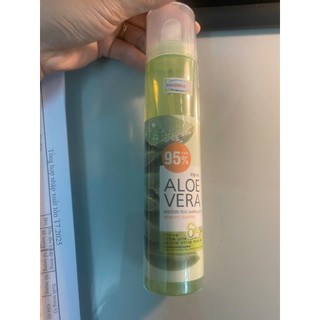 Xịt khoáng dưỡng da lô hội Hàn Quốc Welcos aloevera moisture real soothing gel mist 125ml