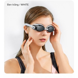 Kính bơi cận LI-NING silicone mềm chống mờ ôm mắt không đau phù hợp tập luyện thi đấu