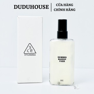 Xịt Khóa Nền Trang Điểm Makeup 3CE Shimmer Makeup Fixer 95ml Duduhouse