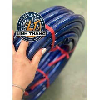 Cuộn dây ống nước phi 21- phi 27 cuộn dài 20 mét-30 mét hàng mềm dẻo, dạng lưới màu xanh tím