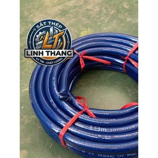 Cuộn dây ống nước phi 21- phi 27 cuộn dài 20 mét-30 mét hàng mềm dẻo, dạng lưới màu xanh tím