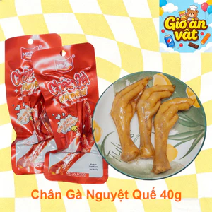 Chân gà kho truyền thống MEOW 40g vị quế hồi ăn liền