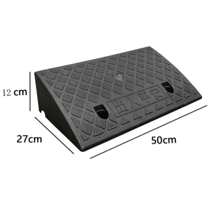 Bục cao 12cm, KT 50x27x12cm Dốc bục lên xuống, bậc cầu dắt xe ô tô, xe máy, bục lên xuống xe, có lỗ chờ bắt ốc cố định