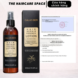[Chính Hãng] Xịt dưỡng gỡ rối, mềm mượt, phục hồi tóc COLLAGEN Hair Repair Essence Lotion Caluo.Ber - 300ml/chai