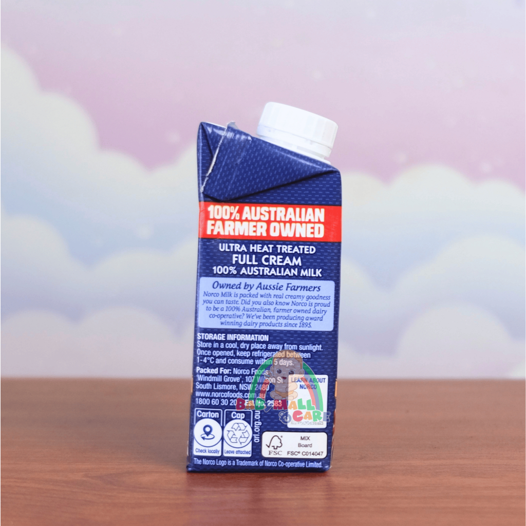 Sữa Tươi Tiệt Trùng Norco Milk  200ml Lốc 3 Hộp Bổ Sung Canxi Protein Cho Bé| Babymall & Care