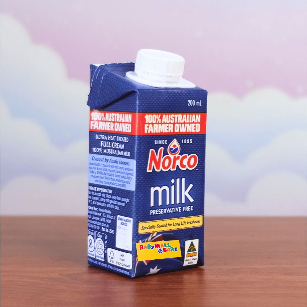 Sữa Tươi Tiệt Trùng Norco Milk  200ml Lốc 3 Hộp Bổ Sung Canxi Protein Cho Bé| Babymall & Care