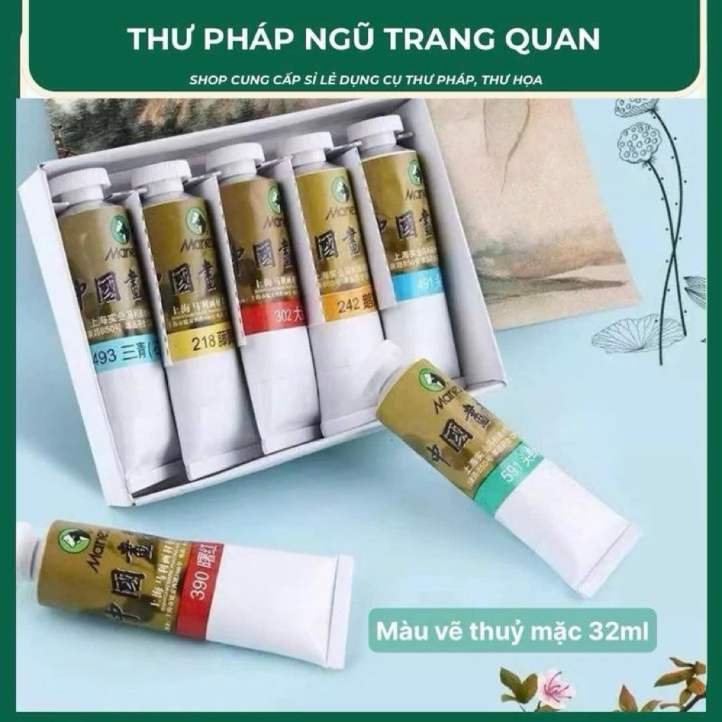 Màu vẽ thủy mặc tuýp to 32ml